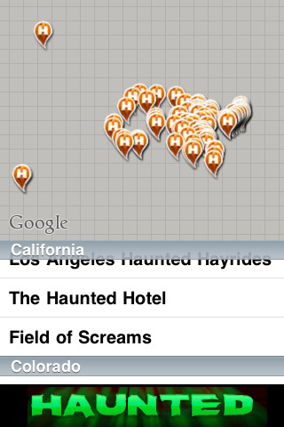 Haunted Places free app screenshot 3