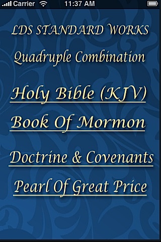 LDS Standard Works - Bible (KJV) BOM D&C PGP JST AOF
