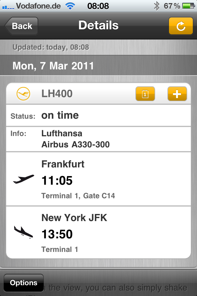Lufthansa free app screenshot 3