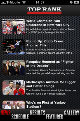 Top Rank Boxing free app screenshot 2