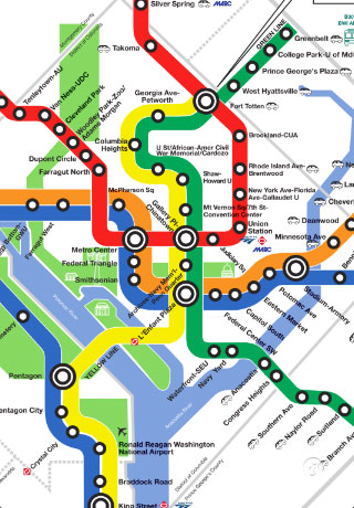 DC Metro Map free app screenshot 1