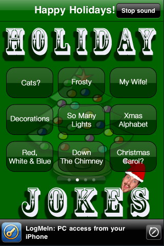 Holiday Jokes free app screenshot 4