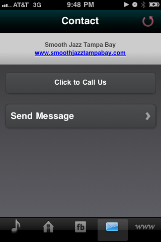 Smoothjazztampabay.com free app screenshot 3