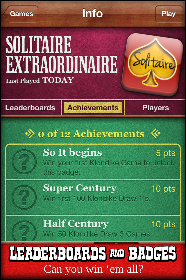 Solitaire Extraordinaire