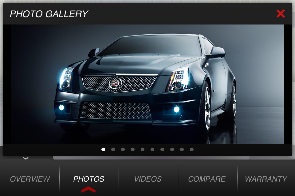Image of myCadillac Showroom