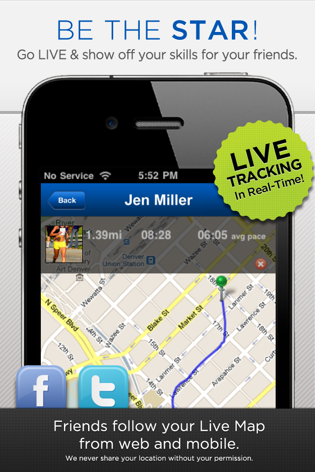 iMapMyRUN - Running, Run, Jogging, Training, GPS, Fitness, Workout, Diet, Calories free app screenshot 1