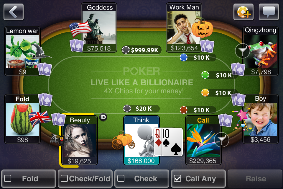 Texas HoldEm Poker Deluxe for iPhone
