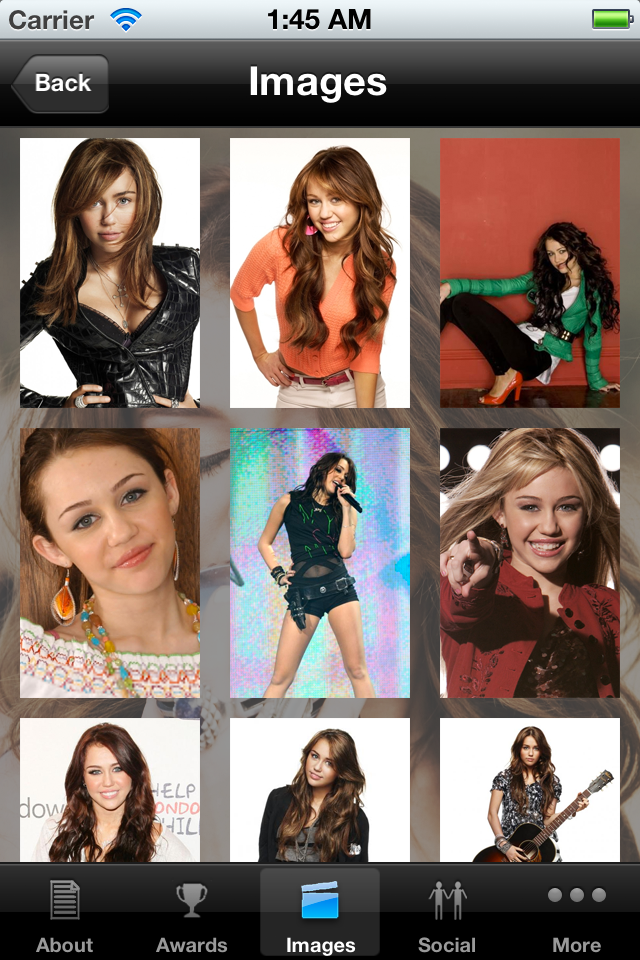 App Shopper Miley Cyrus Biography (Lifestyle)