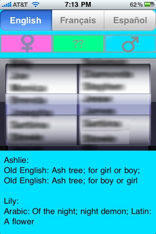 Baby Names Shaker (free)