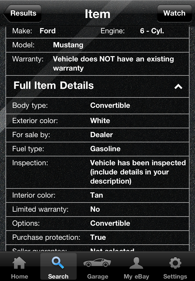 eBay Motors free app screenshot 3