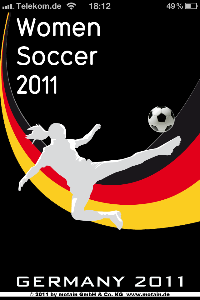 Women's Soccer 2011 free app screenshot 1