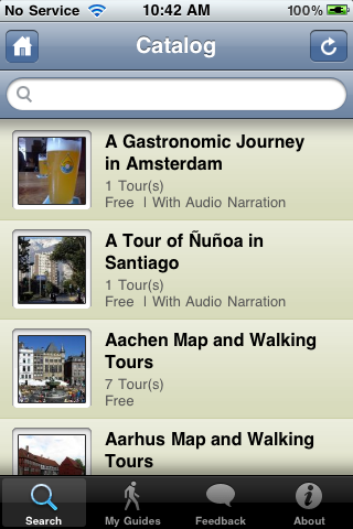 Free City Maps and Walks (470+ Cities) free app screenshot 2