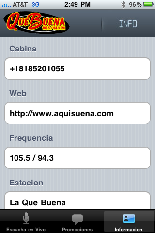 Que Buena (Los Angeles) free app screenshot 3