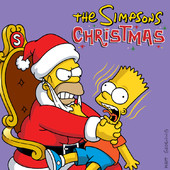 The Simpsons Christmas artwork