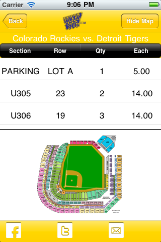 TicketStub free app screenshot 1