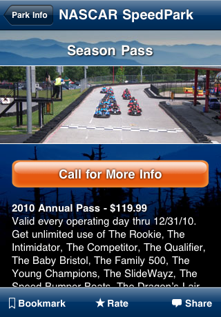 NASCAR SpeedPark Smoky Mountains free app screenshot 4