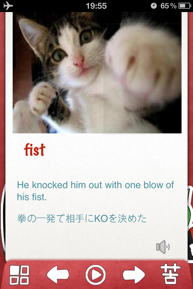 Orz English (英語学習教材:毎日10枚更新する面白写真イラスト付き英単語フラッシュカード)