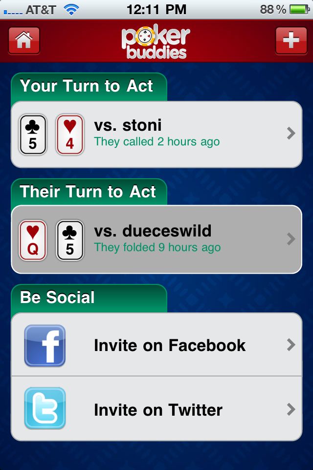 Poker Buddies free app screenshot 4