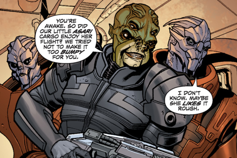 mass effect redemption graphic novel