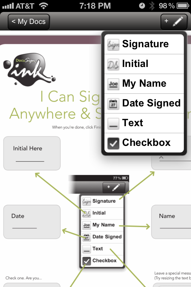'DocuSign Ink' Mobilizes E-Signatures