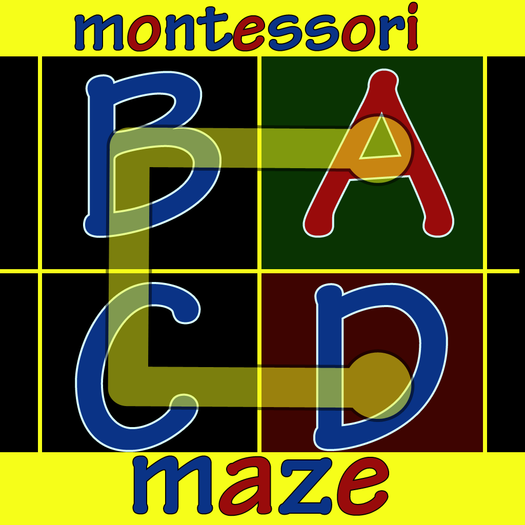 Montessori Alphabet Maze Free
