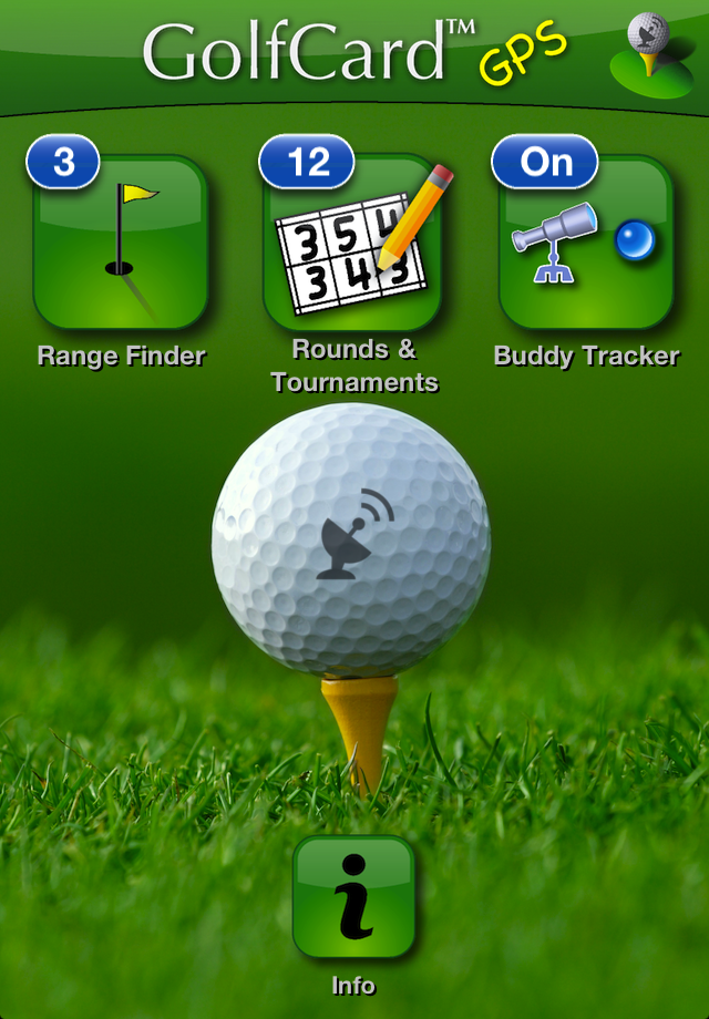 GolfCard GPS free app screenshot 1