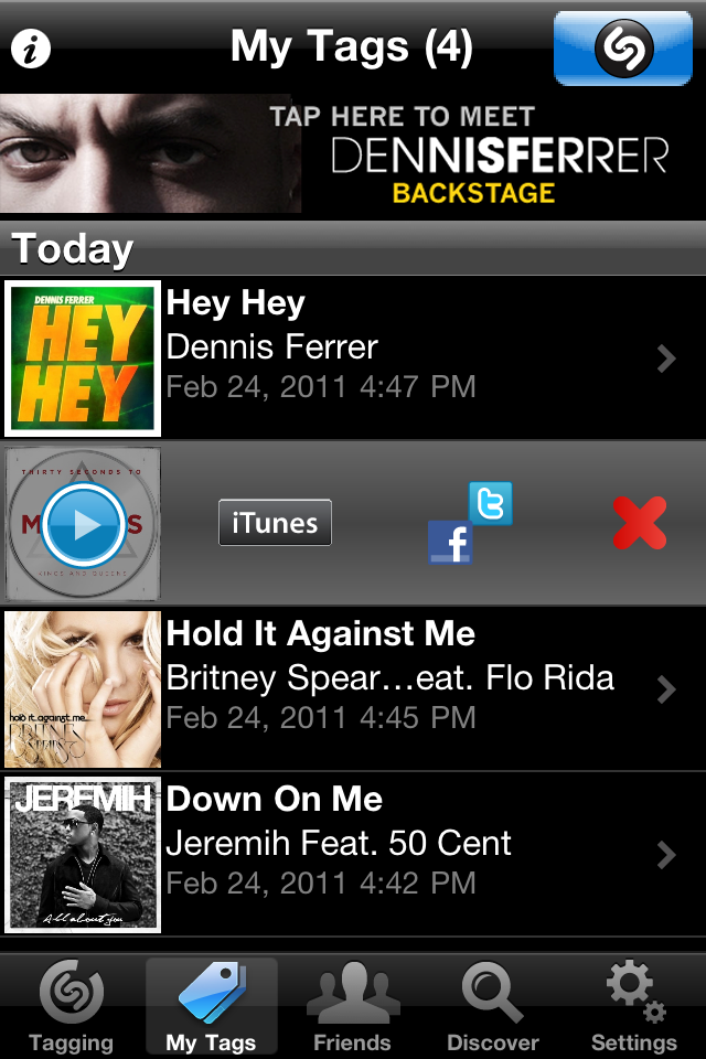 Shazam free app screenshot 4