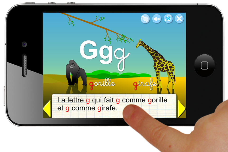 フランス語のアルファベットの動物