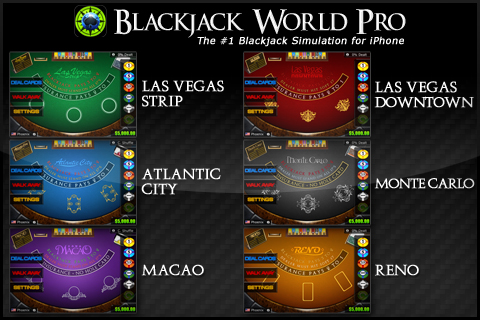 Blackjack World Pro ~ 21 Card Counter & Casino Blackjack Simulator