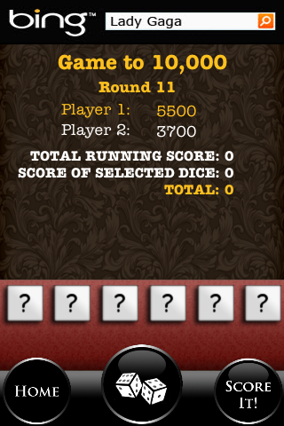 10,000 Lite (A Game of Farkle)