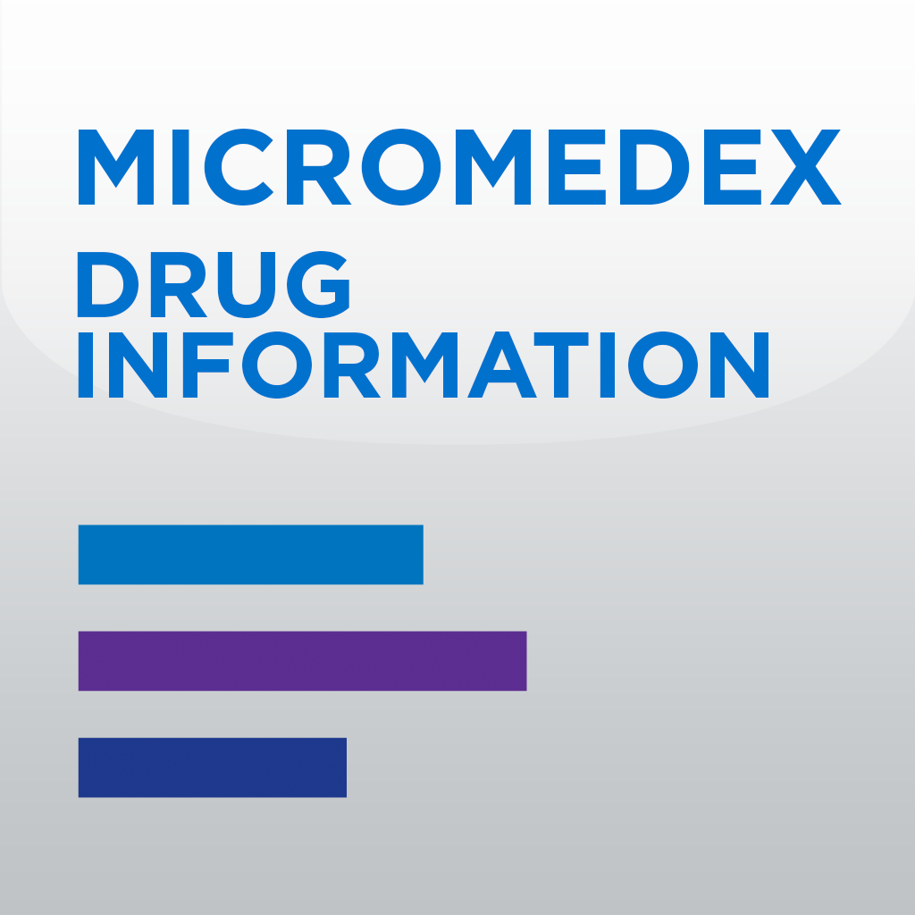 Micromedex es el nombre más confiable, de confianza en referencia clínica basada en la evidencia. Somos líderes en la industria debido a nuestro proceso de inigualable editorial, el contenido confiable y mejoras fáciles de usar innovadoras. Y ahora Micromedex 2.0 ha sido mejorado para hacer la búsqueda de información sobre las drogas basada en la evidencia y las respuestas clínicas mucho más rápido y más fácil.