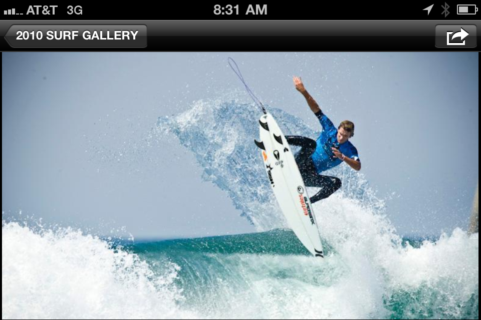 US Open of Surfing App for Free iphone/ipad/ipod touch