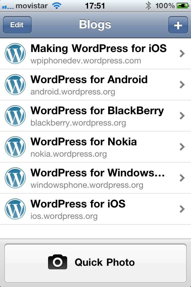 WordPress free app screenshot 1