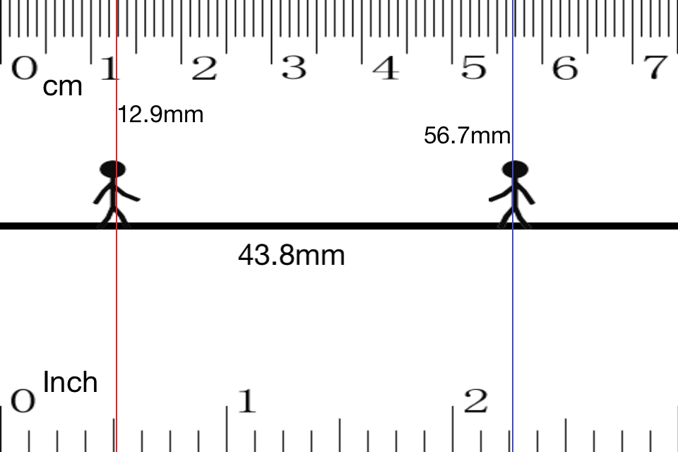 【1厘米的尺子标准图,】
