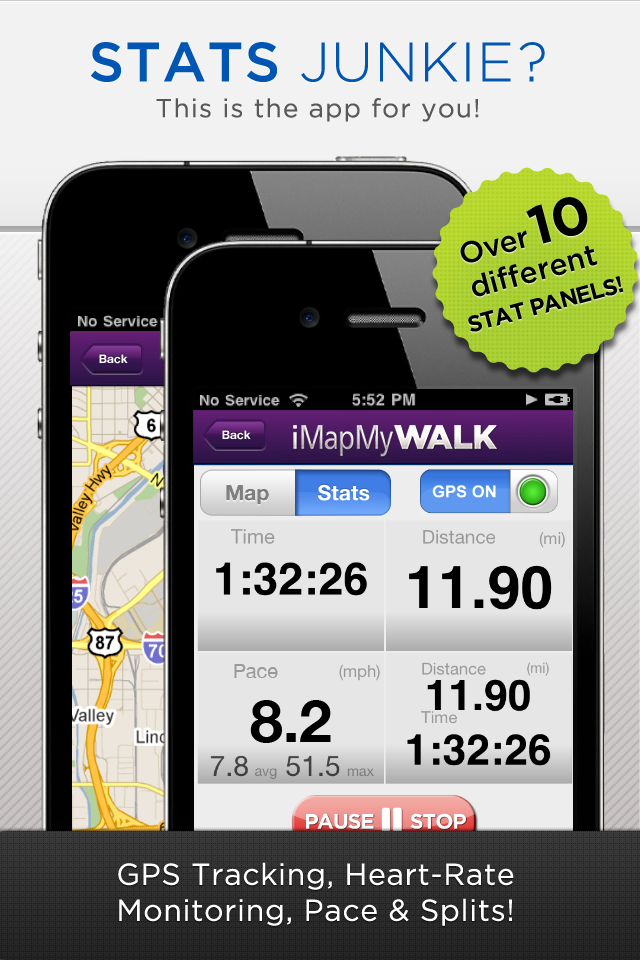 iMapMyWALK - walk, walking, pedometer, GPS tracking, calorie, training free app screenshot 4