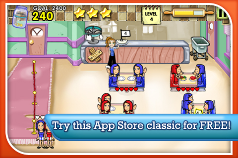 Diner Dash Lite free app screenshot 2