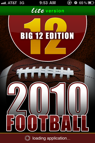 Big 12 Football Lite Edition for My Pocket Schedules free app screenshot 1