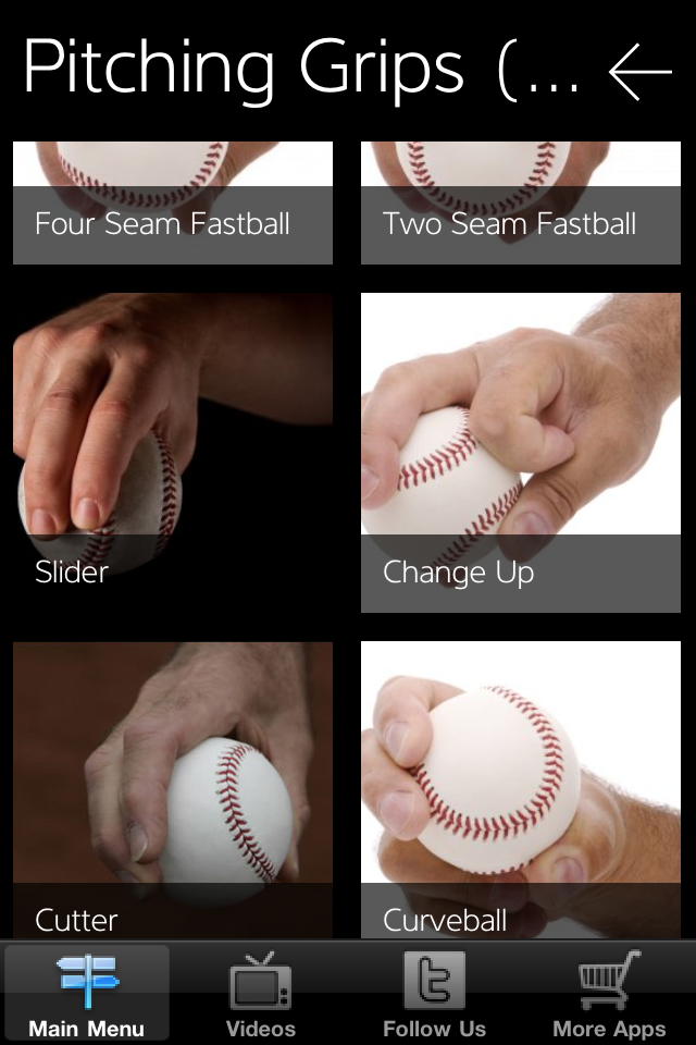 grip for fastball 2 finger