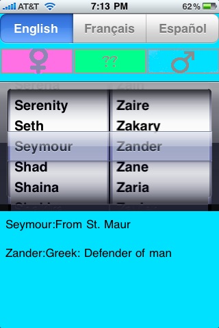 Baby Names Shaker (free)