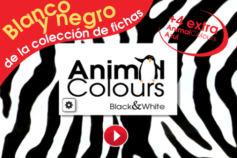 Animal Colours - BW (Sheets interactive animals for babies and young children) mzl.bnkwchrn 15 Aplicaciones para enseñar a niños con discapacidad
