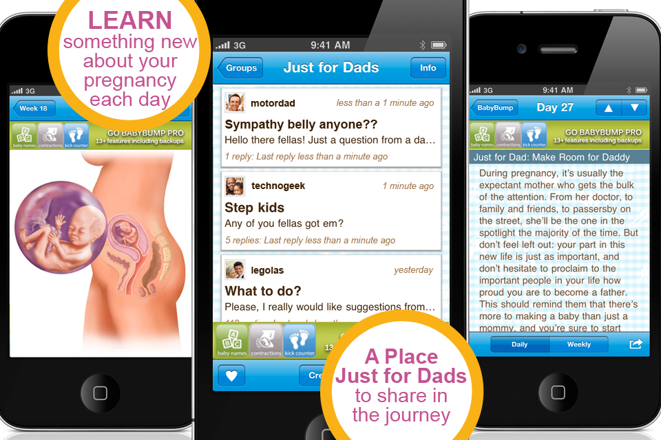 BabyBump Pregnancy Free (Pregnancy Tracker & Journal) free app screenshot 3