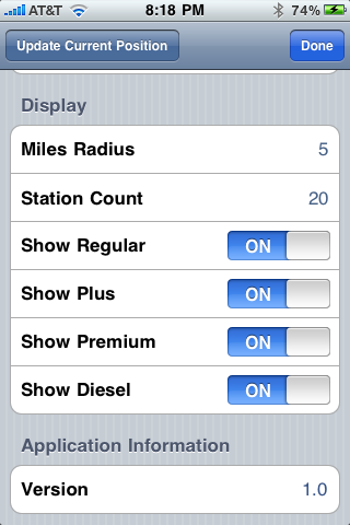 Local Gas Prices free app screenshot 3