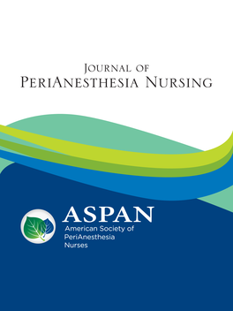 Journal of PeriAnesthesia Nursing LOGO-APP點子