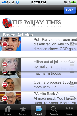 The PoliJAM Times free app screenshot 3