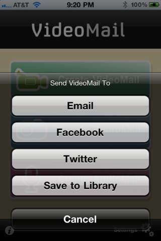 VideoMail screenshot 3