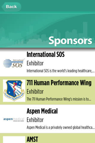 International Academy of Aviation and Space Medicine Conference 2012 screenshot 2