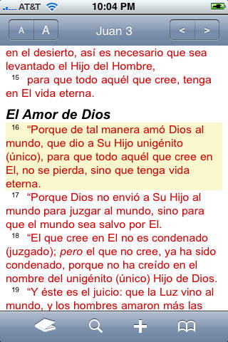 Captura de pantalla del iPhone 3