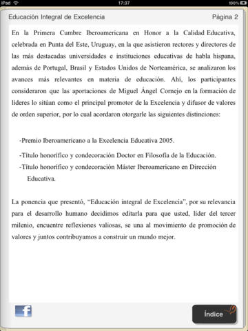 【免費書籍App】Educación Integral de Excelencia-APP點子