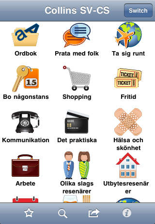 Collins Czech<->Swedish Phrasebook & Dictionary with Audio screenshot 3