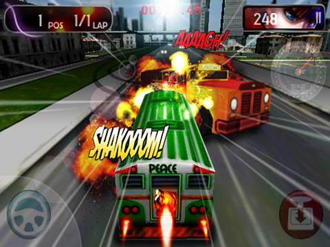 Bus Turbo Racing FREE. screenshot 3